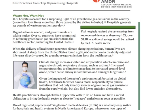 Sustainable Procurement: Best Practices from Top Reprocessing Hospitals